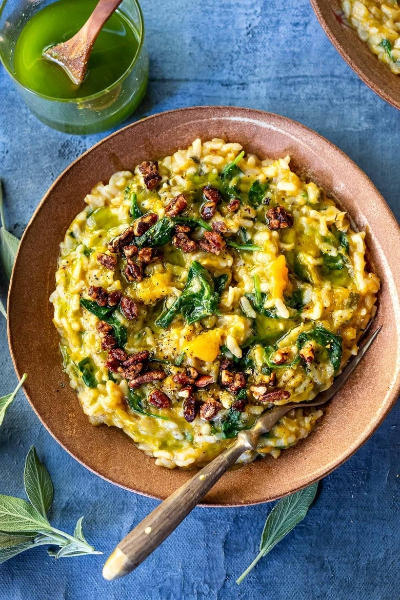 Butternut Risotto with Leeks