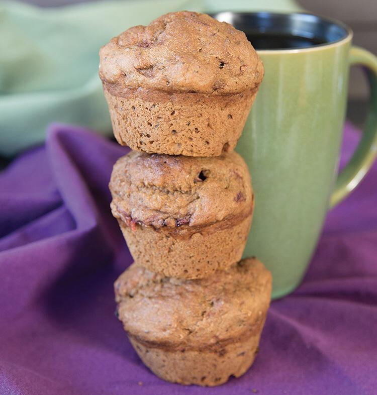 LEMON STRAWBERRY PROTEIN MUFFINS