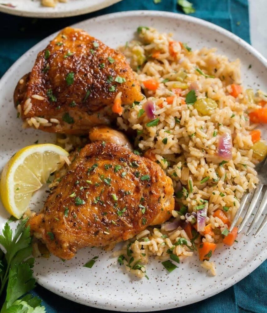 Baked Chicken And Rice