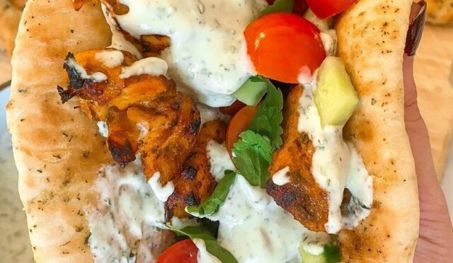 EASY CHICKEN TIKKA NAANS