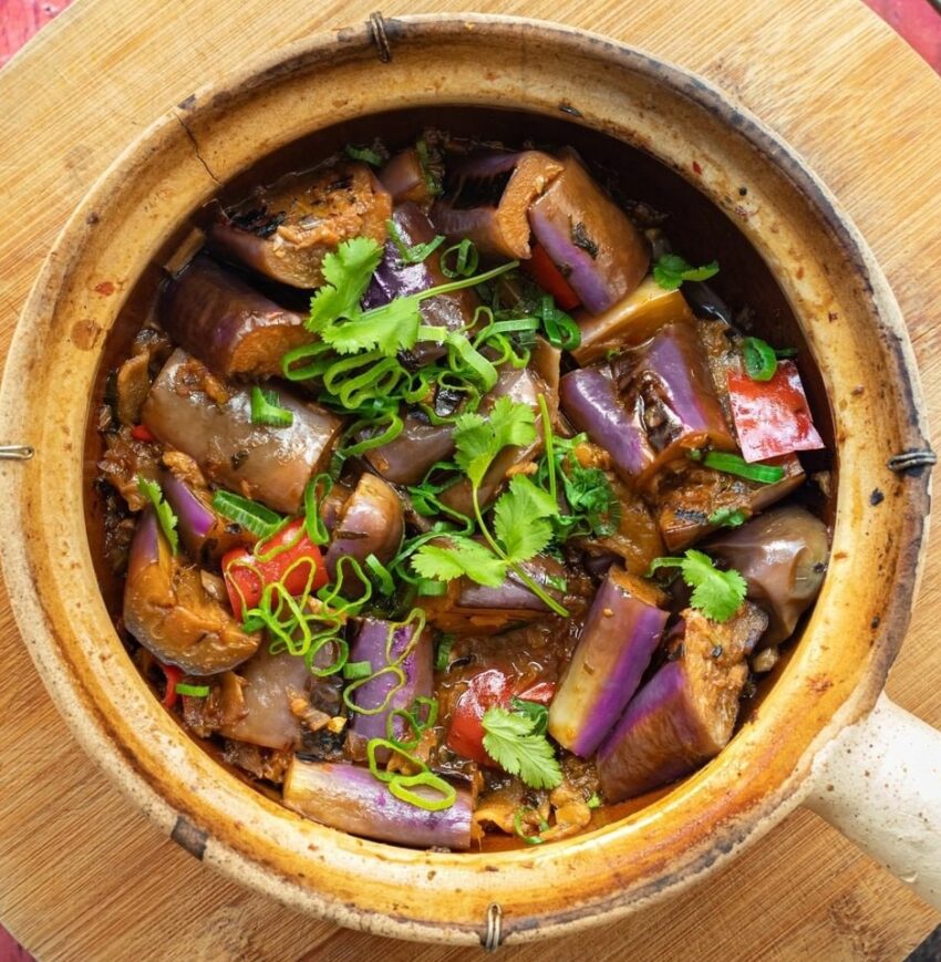 SZECHUAN CLAYPOT AUBERGINE