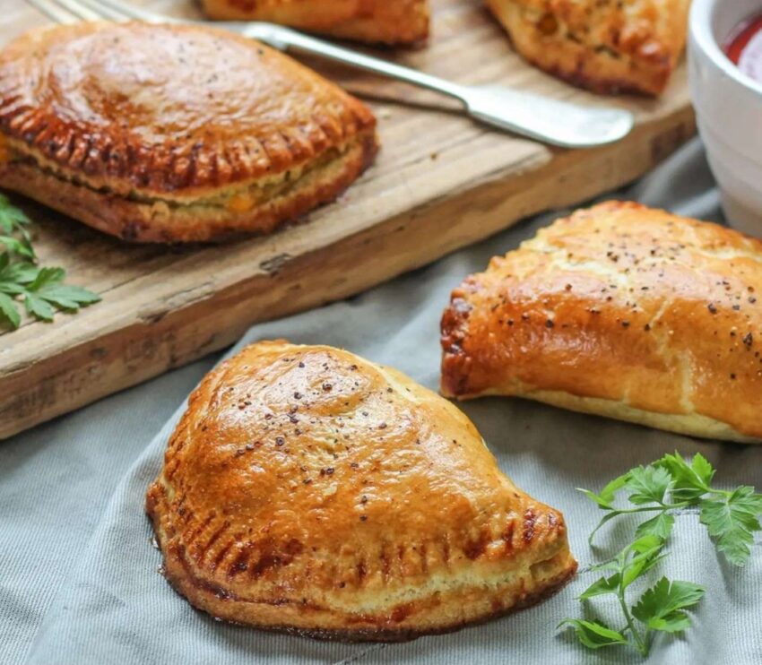 Potato Cheese & Pesto Mini Pasties
