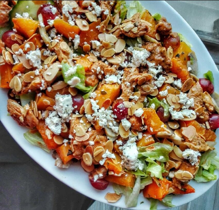 Tropical chicken salad