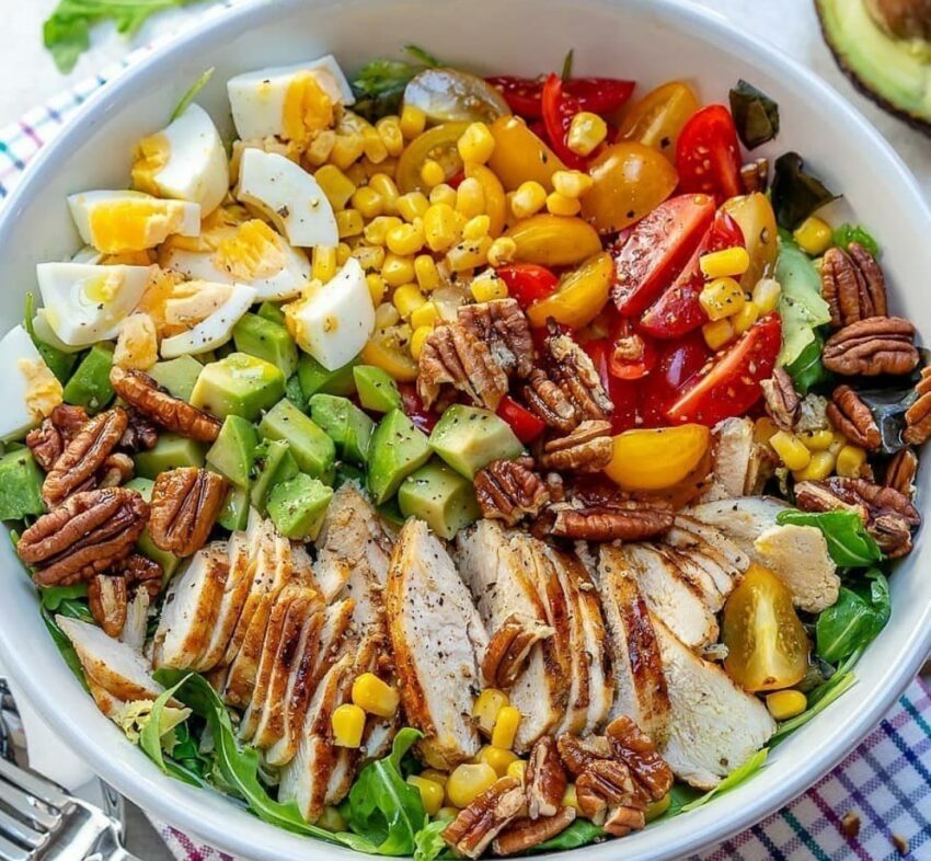 Grilled Chick Salad And Sweet Onion Dressing