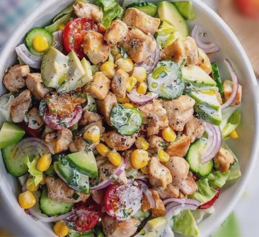 Healthy Ranch Chicken Salad