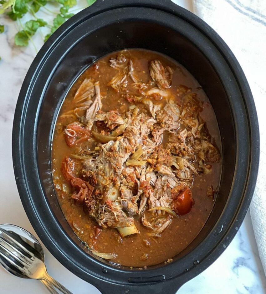Slow Cooker Lamb Shoulder Rogan Josh