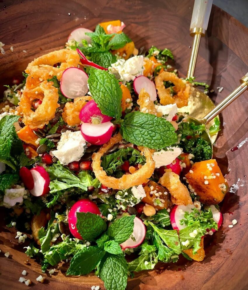 Grain Salad with Roast Sweet potato