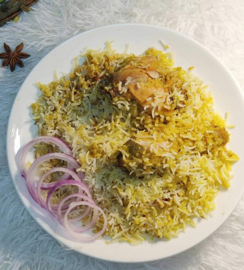 Sufiyani chicken biryani