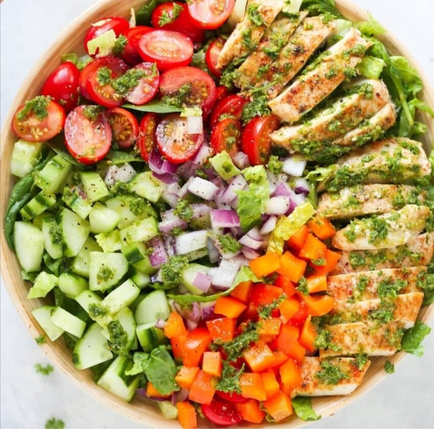 Chimichurri Chicken Chopped Salad