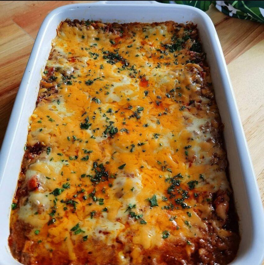 Two Cheese Beef lasagna Recipe
