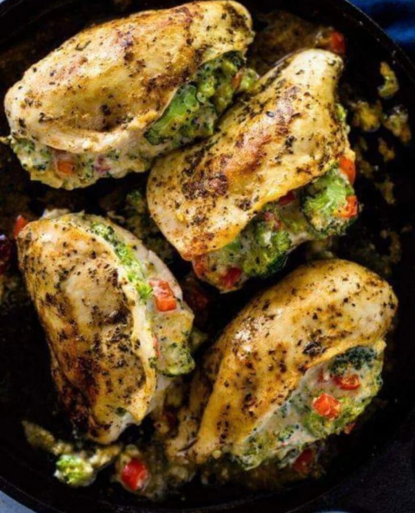 Broccoli Stuffed Chicken