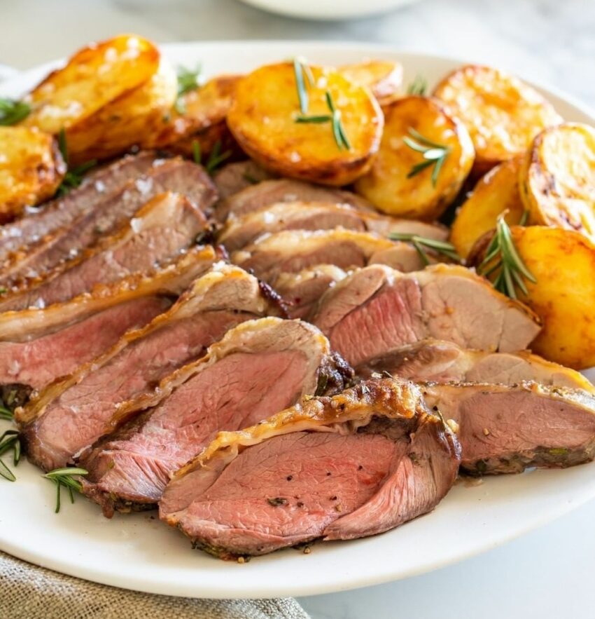 INSTANT VORTEX ROAST LAMB & POTATOES