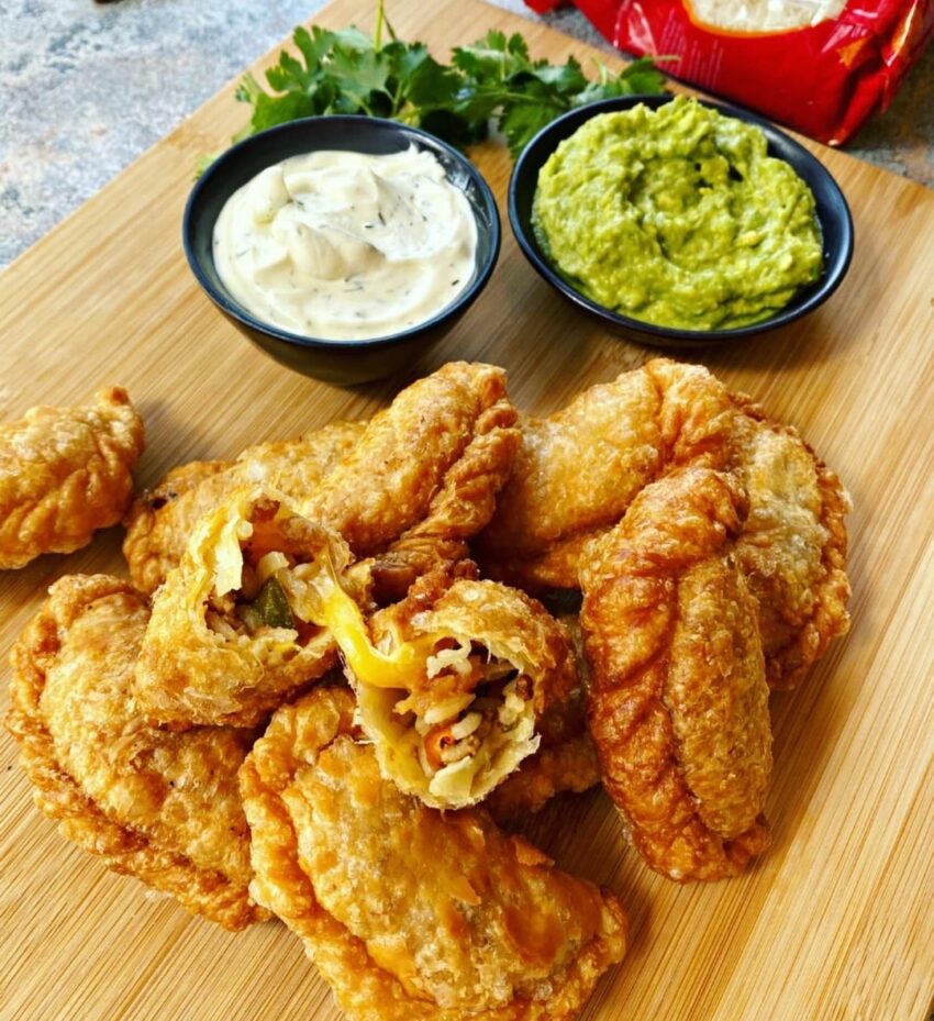 Mexican Inspired Rice Empanadas