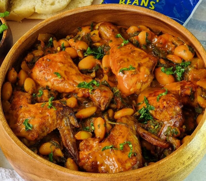 Cape Malay chicken curry with IMBO kidney beans