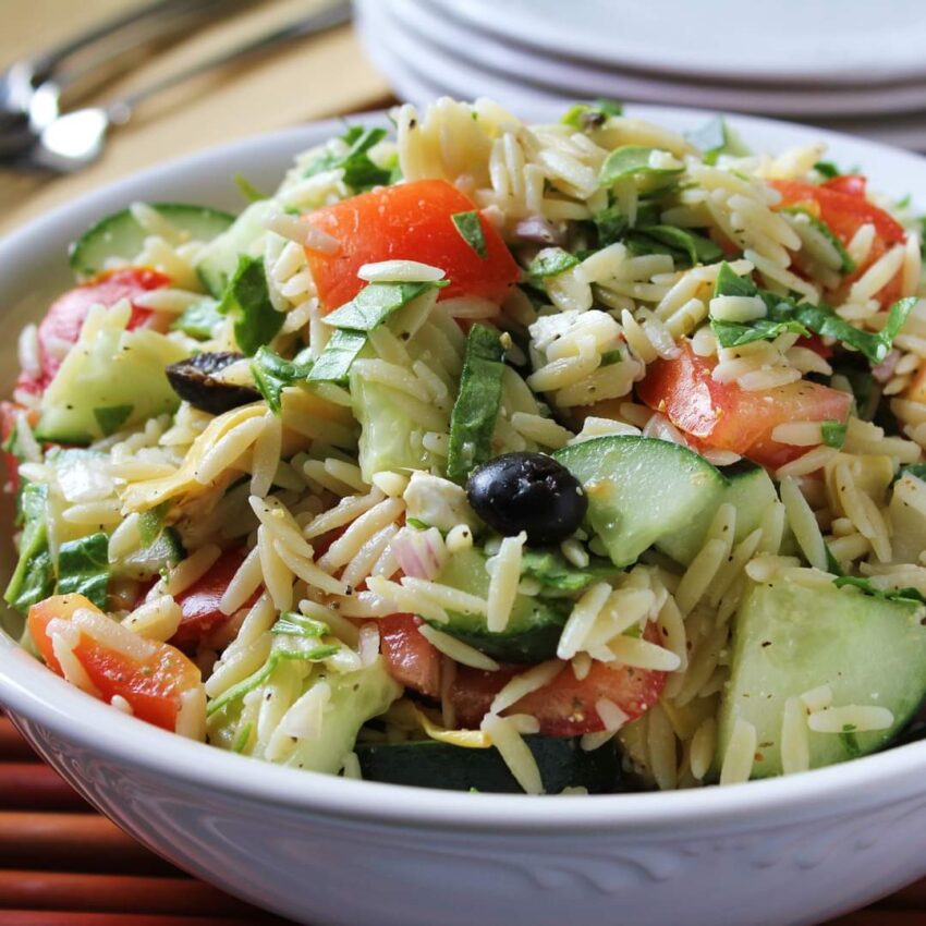 Greek Orzo Salad
