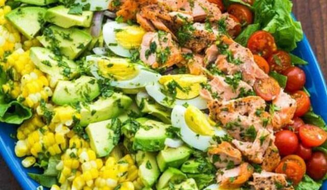 Salmon Cobb Salad Recipe