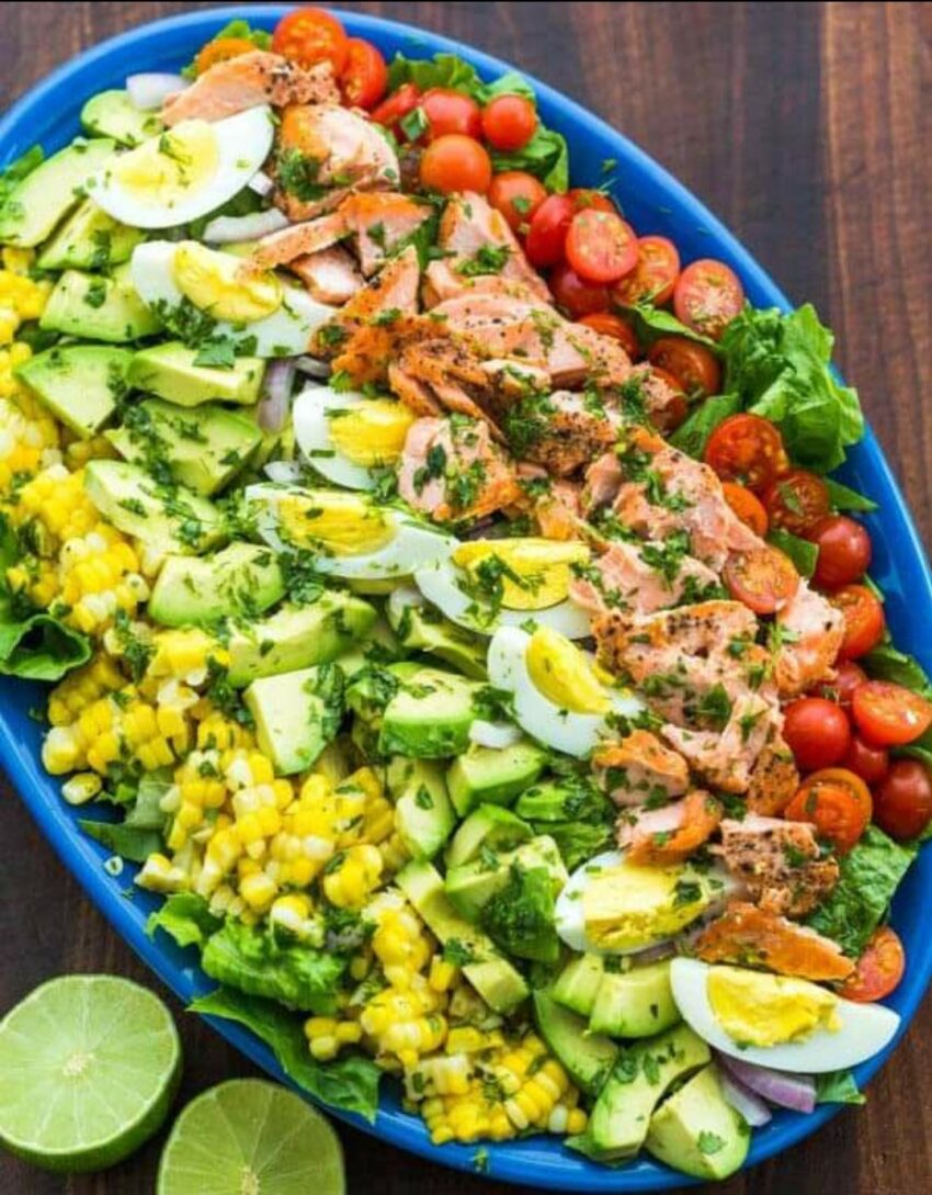 Salmon Cobb Salad Recipe