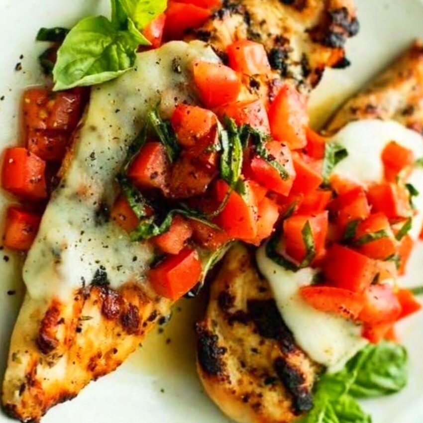 Grilled Chicken Bruschetta Recipe