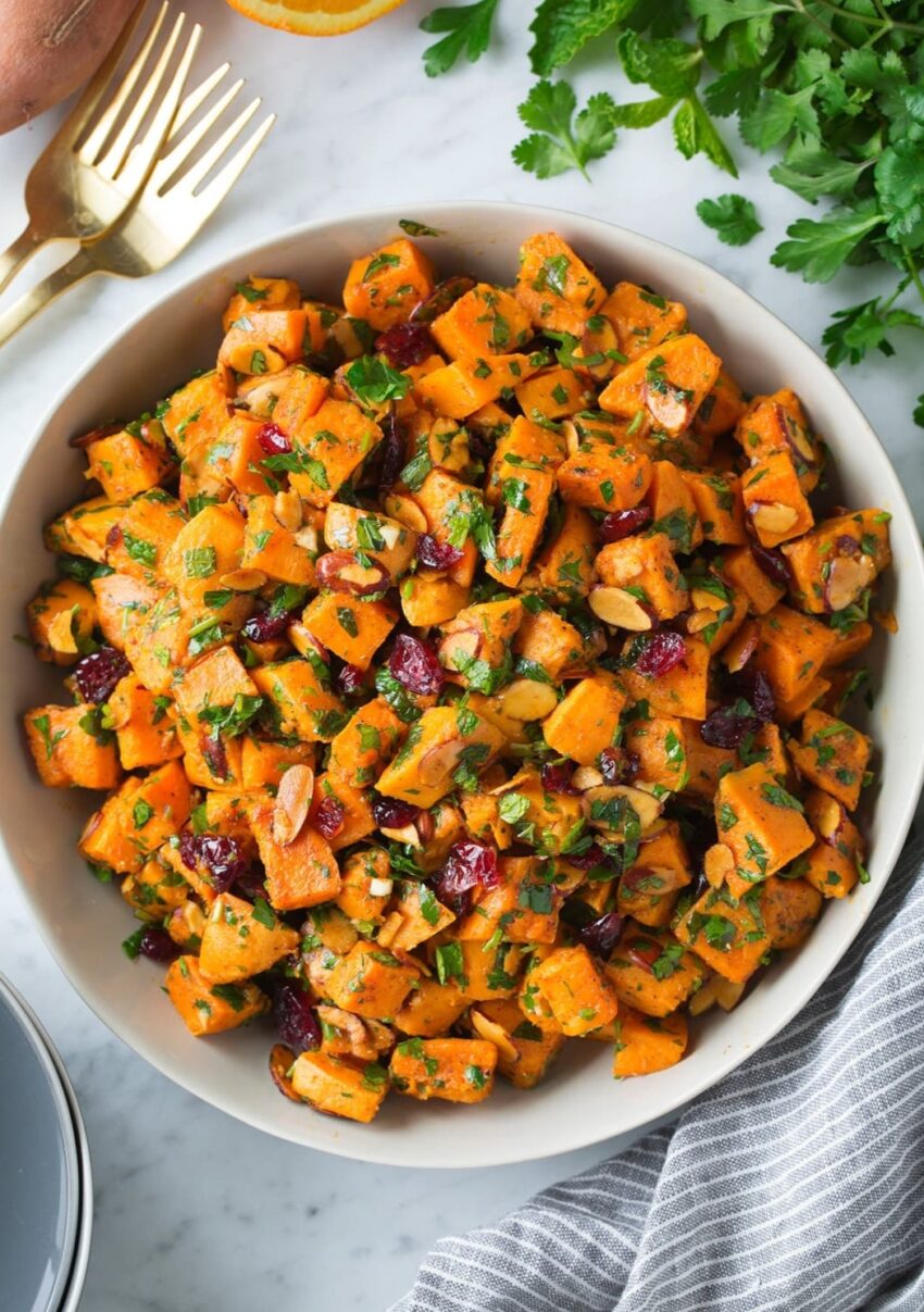 Moroccan Sweet Potato Salad