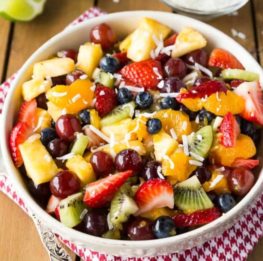 Rainbow Fruit Salad