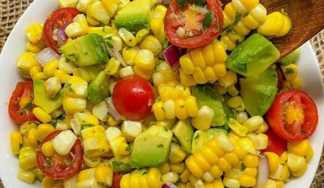 Avocado Corn Tomato Salad