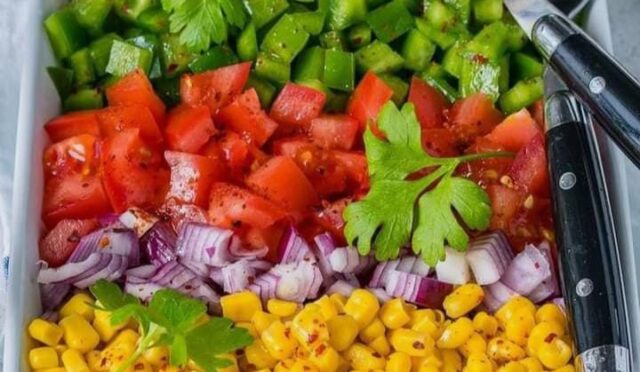 Lemony-Layered Bean Salad