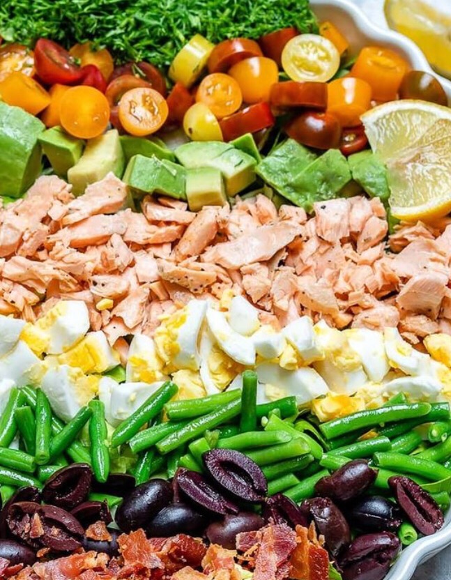 Salmon Cobb Salad