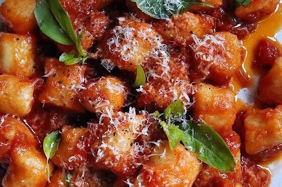 POTATO GNOCCHI WITH RED WINE SAUCE