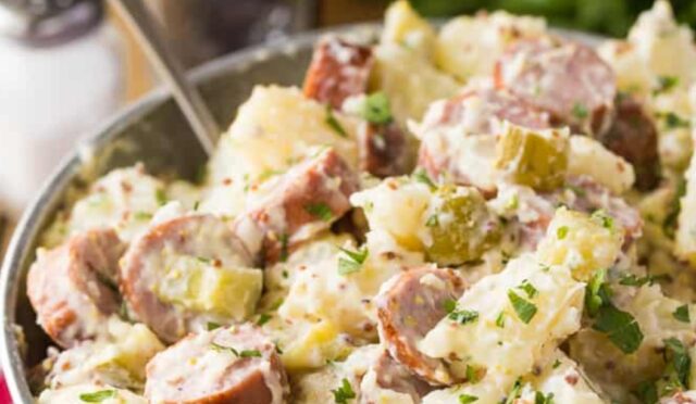 German Sausage & Potato Salad