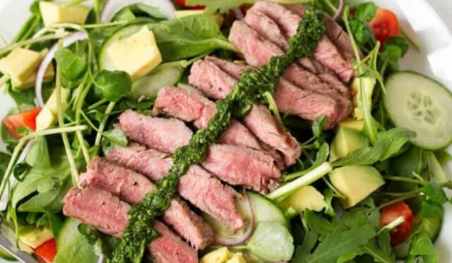 Chimichurri Steak Salad