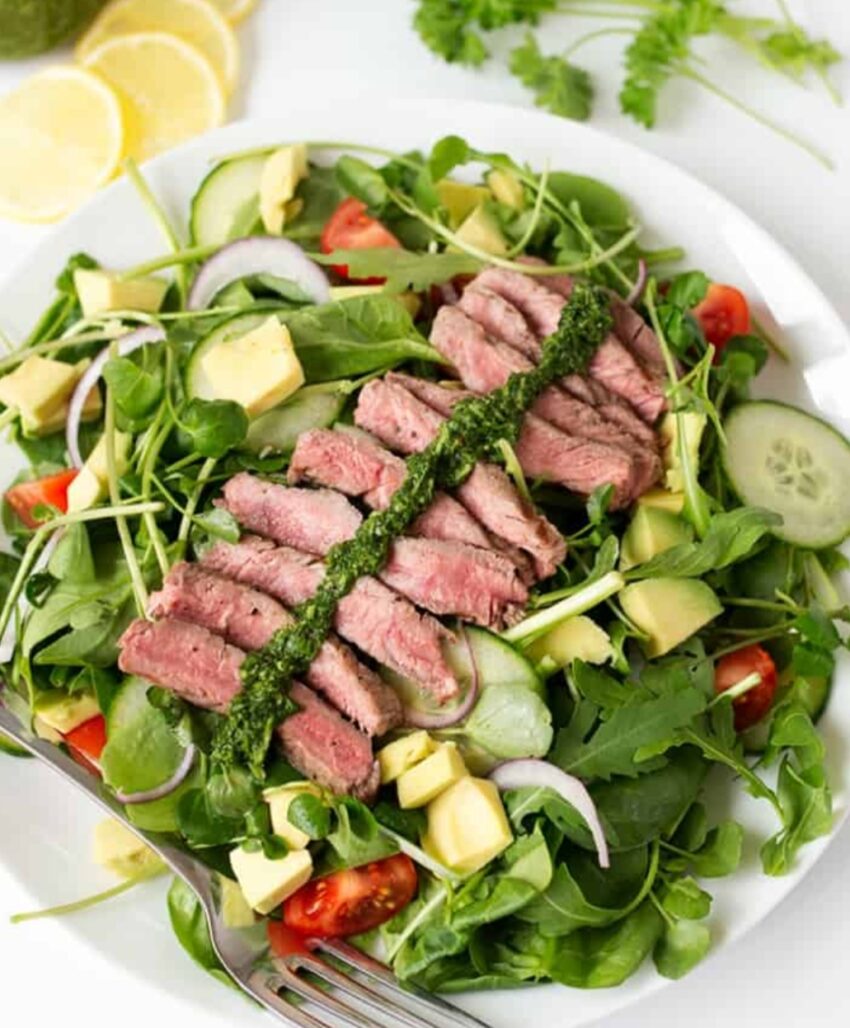 Chimichurri Steak Salad