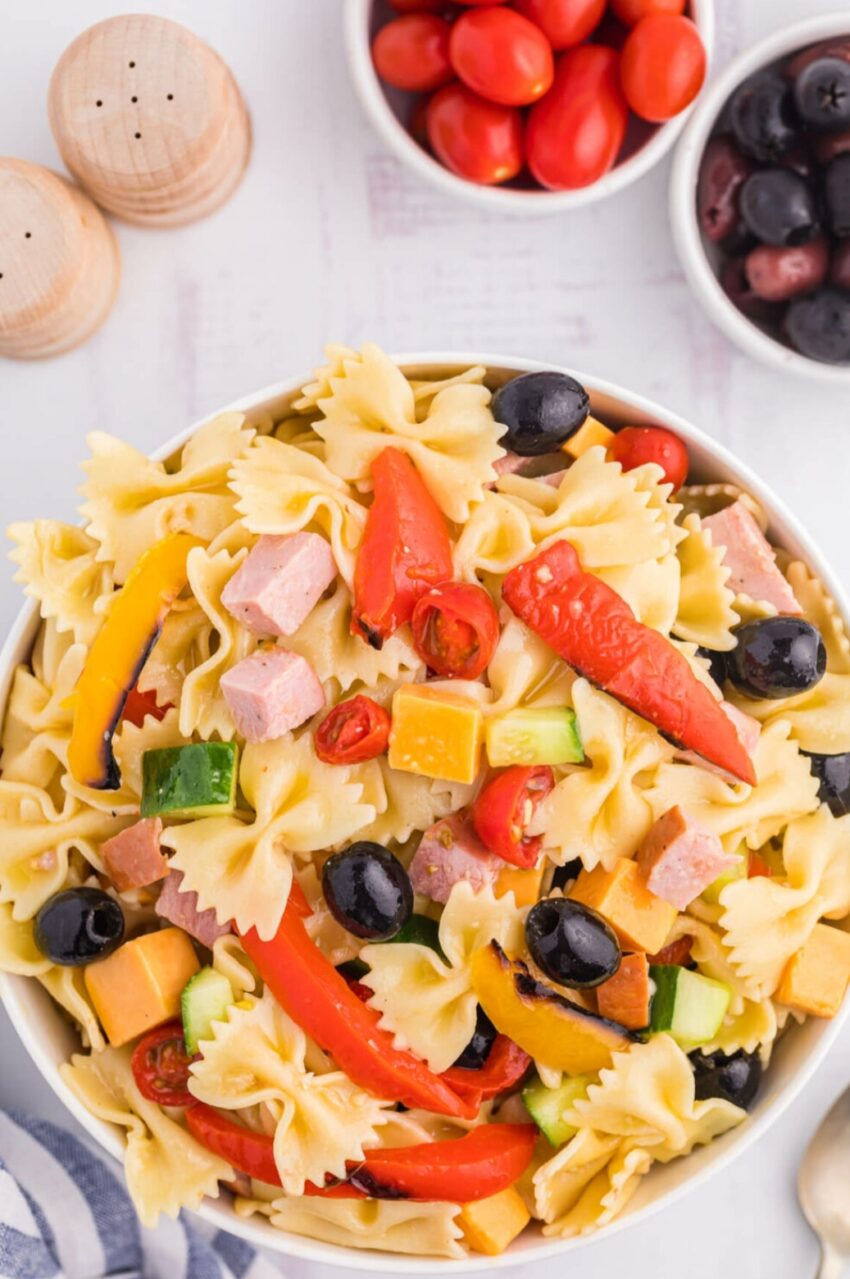 Roasted Pepper Pasta Salad