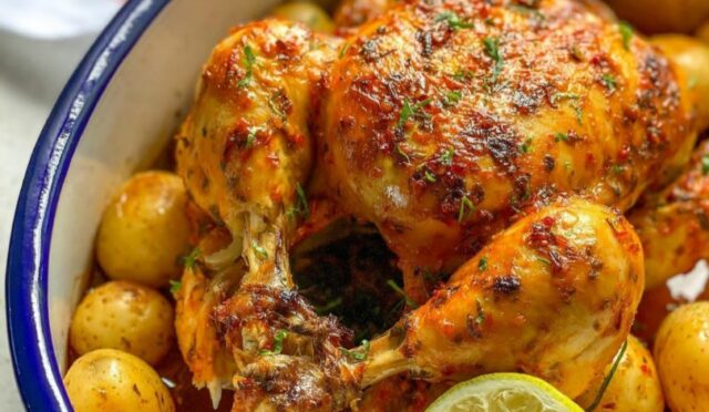 ROASTED CHICKEN AND POTATOES