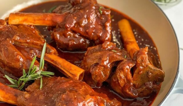 Curried Lamb Shanks