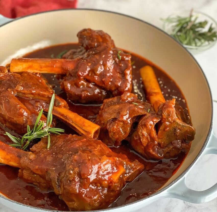 Curried Lamb Shanks