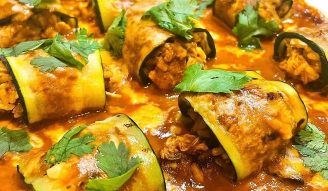 Tortillas Zucchini Slices