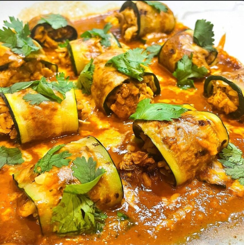 Tortillas Zucchini Slices