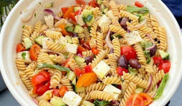 Big Pasta Salad Greek Style