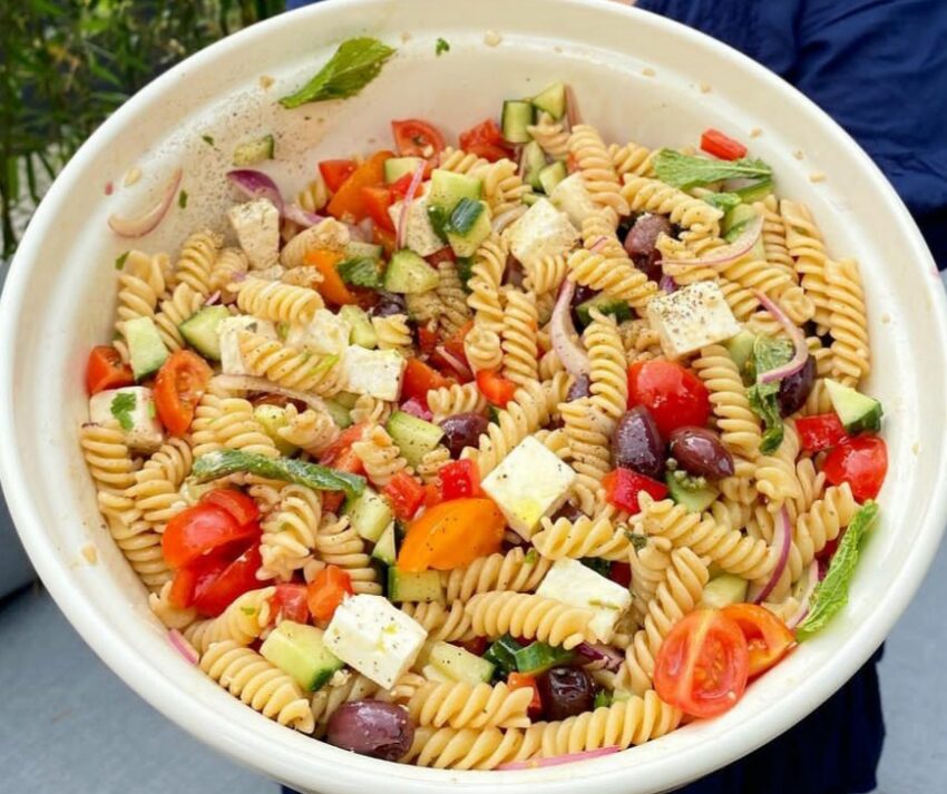 Big Pasta Salad Greek Style