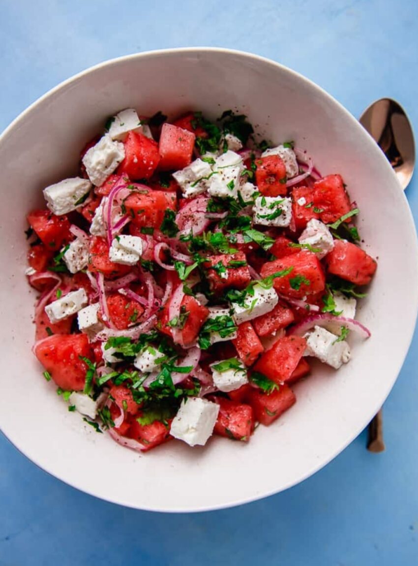 Mediterranean Watermelon Salad