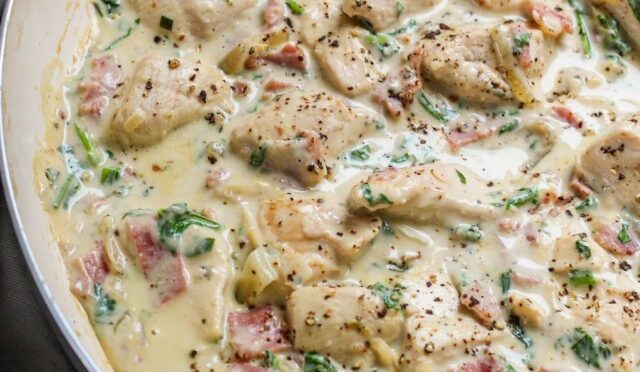 Creamy Chicken, Ham & Mustard