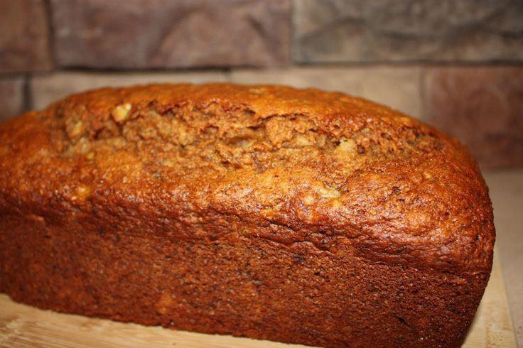 BANANA BREAD WITH HONEY AND APPLESAUCE INSTEAD OF SUGAR & OIL