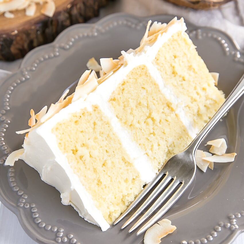 Coconut Cake (No Artificial Flavors!)