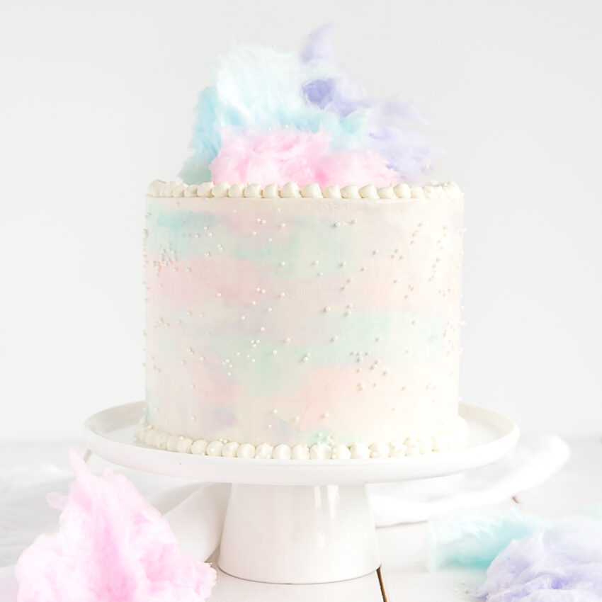 Cotton Candy Cake