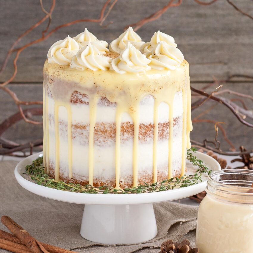 Eggnog Cake
