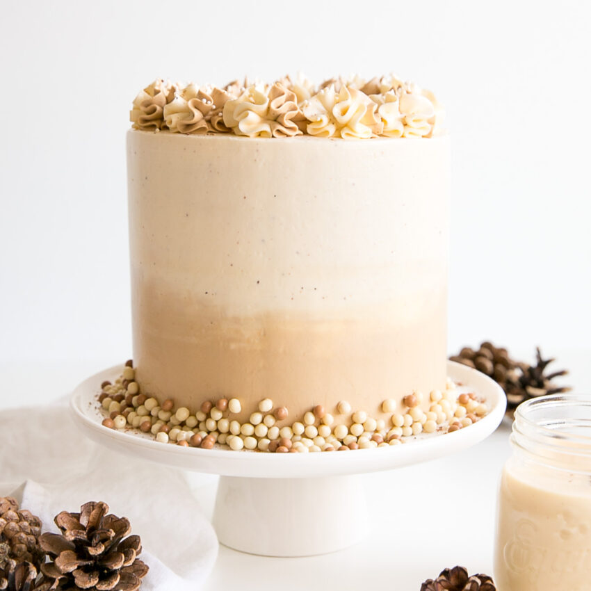 Eggnog Latte Cake
