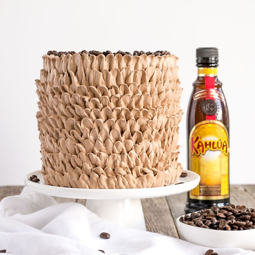 Kahlua Cake With Mocha Buttercream