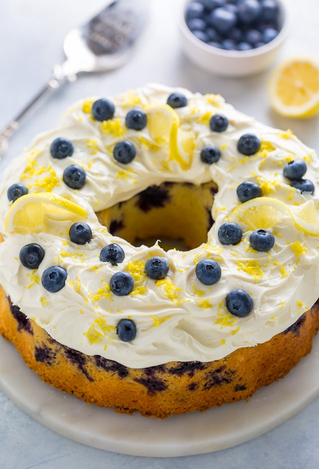 Lemon Blueberry Bundt