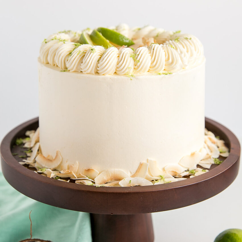 Lime & Coconut Cake