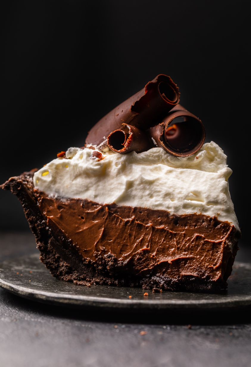 No-Bake Chocolate Pudding Pie